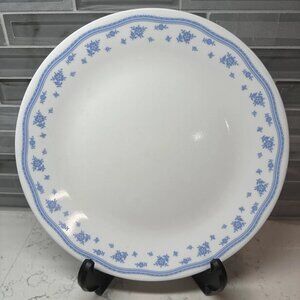 Corning Corelle Morning Blue Floral Flower 10.25" Dinner Plate